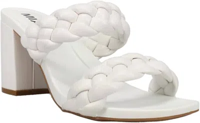 Mia Maine Heel Sandal In White