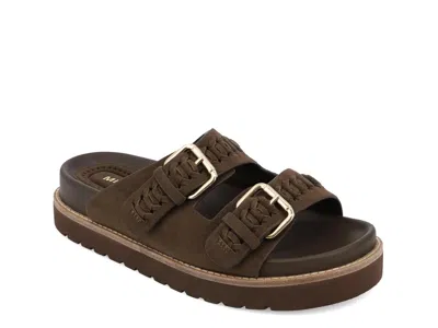 Mia Marley Platform Sandal In Brown