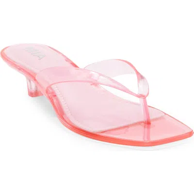 Mia Martinni Slide Sandal In Pink