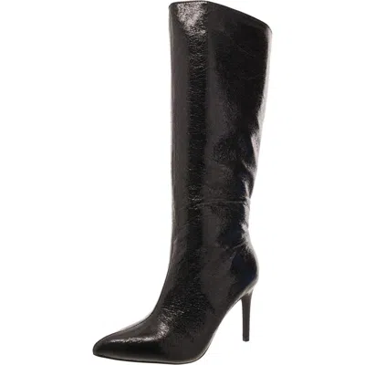 Mia Marysol Womens Faux Leather Crinkle Knee-high Boots In Multi
