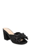 Mia Mechelle Slide Sandal In Black