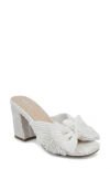 Mia Mechelle Slide Sandal In White