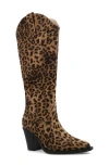Mia Messini Western Boot In Animal Print