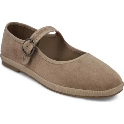 Mia Miluna Mary Jane Flat In Orange