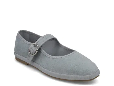 Mia Miluna Mary Jane Flat In Gray