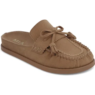 Mia Nesha Tassel Mule In Brown