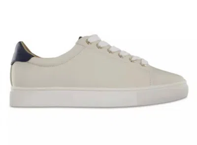 Mia Neva Sneaker In Cream/royal Blue In White