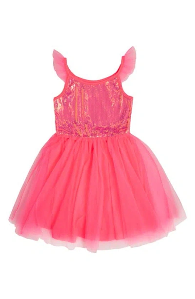 Mia New York Kids' Sequin Tutu Dress In Pink
