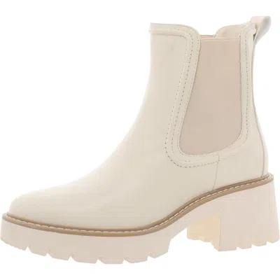 Mia Noylynn Womens Solid Leather Motorcycle Boots In Multi