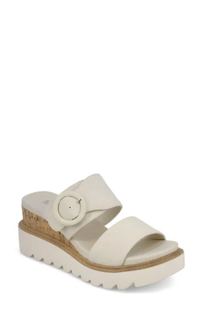 Mia Odal Platform Wedge Sandal In Seashell