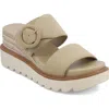 Mia Orla Platform Wedge Sandal In Sand