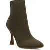 Mia Pamilla Knit Bootie In Brown