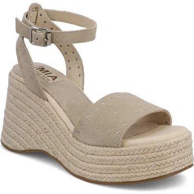 Mia Pascha Ankle Strap Espadrille Platform Sandal