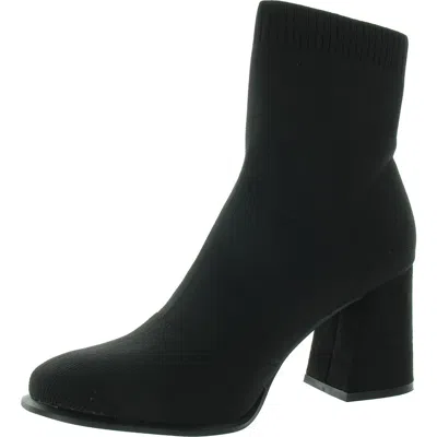 MIA PIANA WOMENS STRETCH KNIT MID-CALF BOOTS