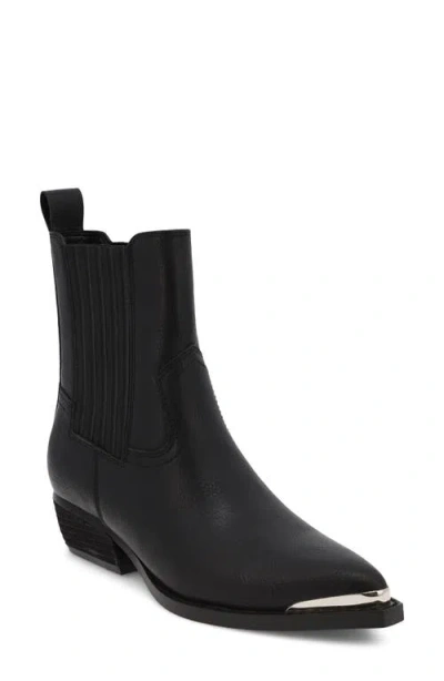 Mia Radly Faux Leather Chelsea Boot In Black