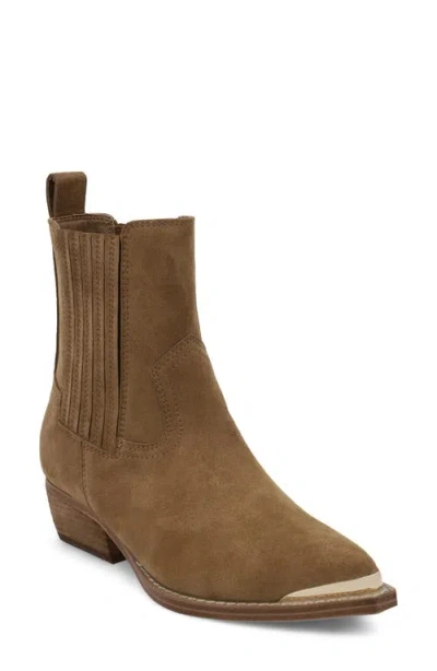 Mia Radly Faux Leather Chelsea Boot In Tan