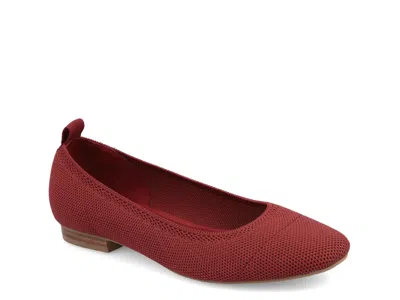 Mia Rasia Ballet Flat In Brown