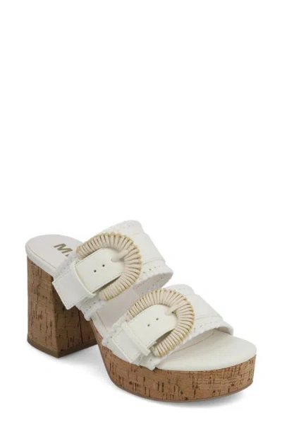 Mia Rebekah Slide Sandal In White