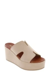 MIA RETA PLATFORM WEDGE SLIDE SANDAL