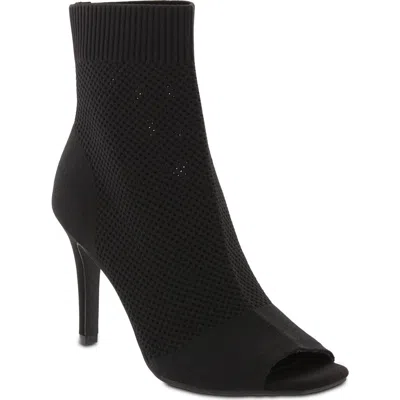 Mia Saddie Flyknit Bootie In Black Fly