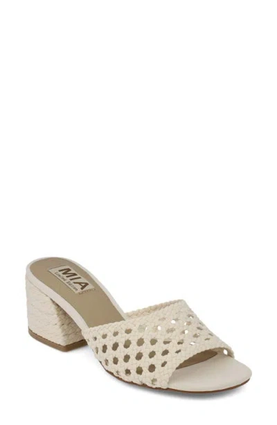 Mia Sahar Slide Sandal In Brown