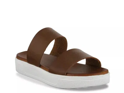 Mia Saige Platform Sandal In Brown