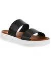 Mia Saige Platform Slide Sandal In Black
