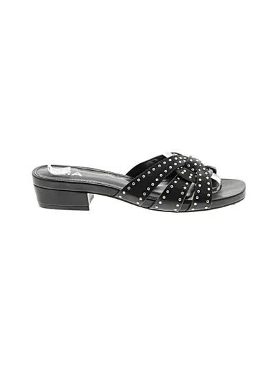 Pre-owned Mia Sandals In Black