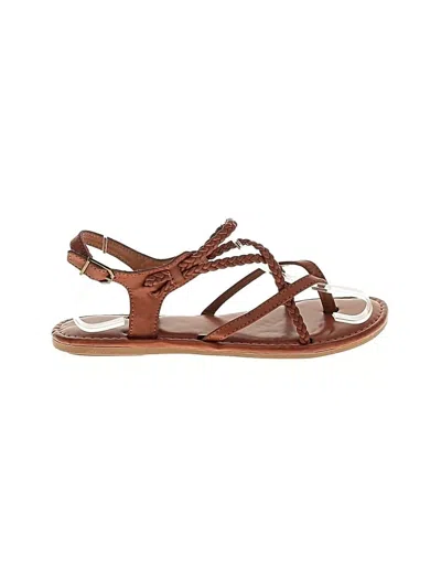 Pre-owned Mia Sandals In Brown