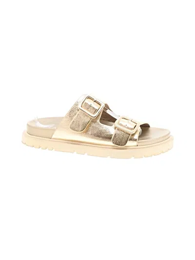 Pre-owned Mia Sandals In Gold