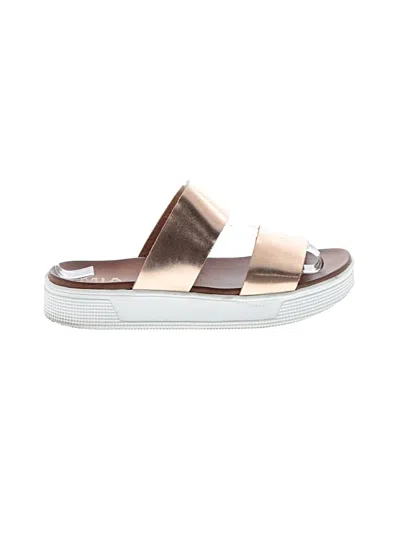 Pre-owned Mia Sandals In Gold