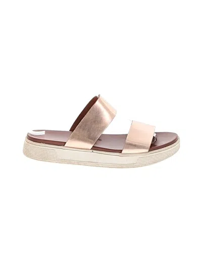 Pre-owned Mia Sandals In Tan