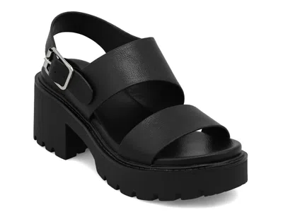 Mia Sheska Platform Sandal In Black