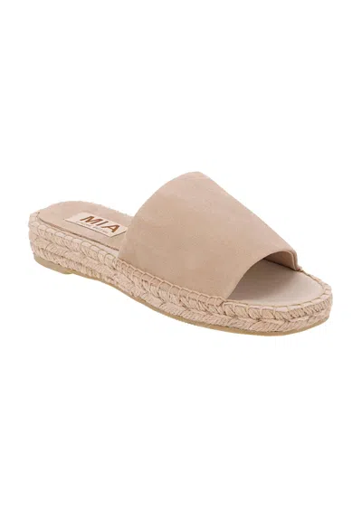 Mia Shoes Noveli Suede Slide Sandals
