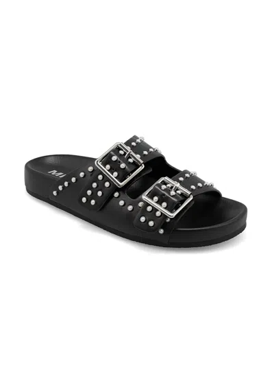 Mia Shoes Women's Brooklyn Strap Sandals In Black In Multi