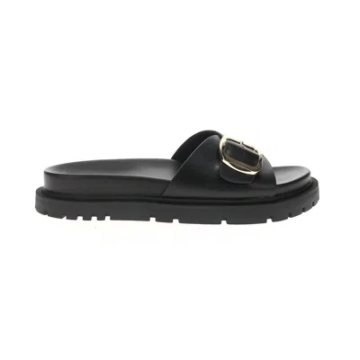 Mia Shoes Women's Gya Buckle Sandal In Black