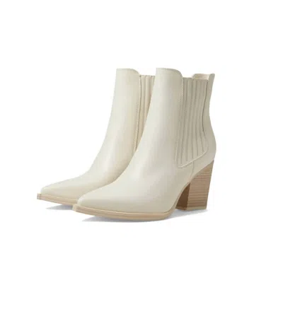 Mia Shoes Women's Prairie Bootie In Bone In White