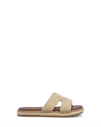 Mia Shoes Women's Sirah Braided Platform Sandal In Natural In White