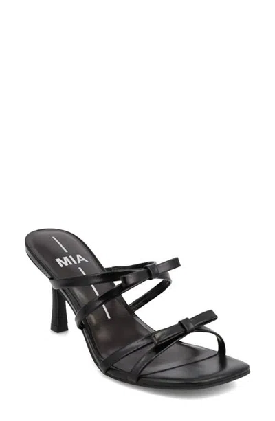 Mia Sonja Kitten Heel Sandal In Black