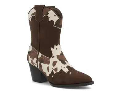Mia Sonni Western Bootie In Brown