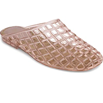 Mia Sophie Clear Woven Mule In Neutral