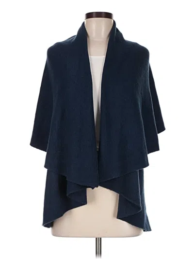 Pre-owned Mia + Tess Cardigan Sweater In Blue
