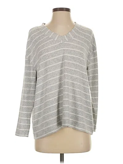 Pre-owned Mia + Tess Pullover Sweater In Gray