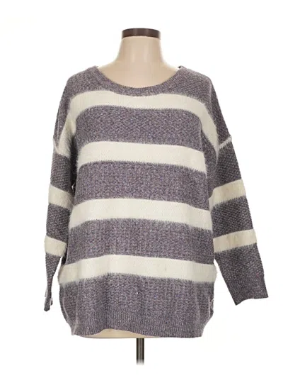Pre-owned Mia + Tess Pullover Sweater In Gray