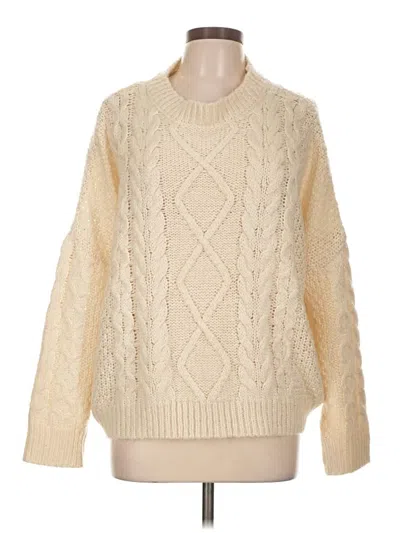 Pre-owned Mia + Tess Pullover Sweater In Ivory