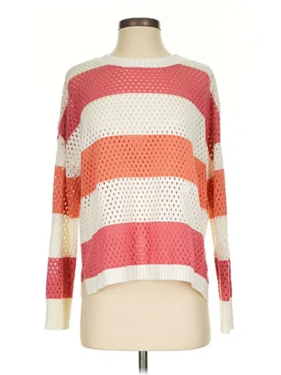 Pre-owned Mia + Tess Pullover Sweater In Orange