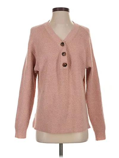 Pre-owned Mia + Tess Pullover Sweater In Pink