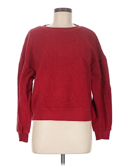 Pre-owned Mia + Tess Pullover Sweater In Red