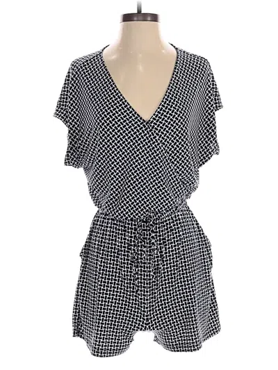 Pre-owned Mia + Tess Romper In Black