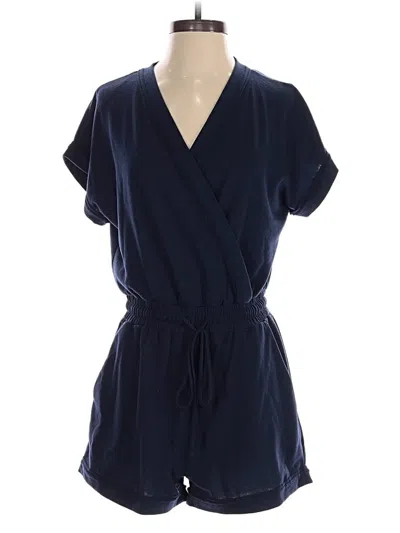 Pre-owned Mia + Tess Romper In Blue